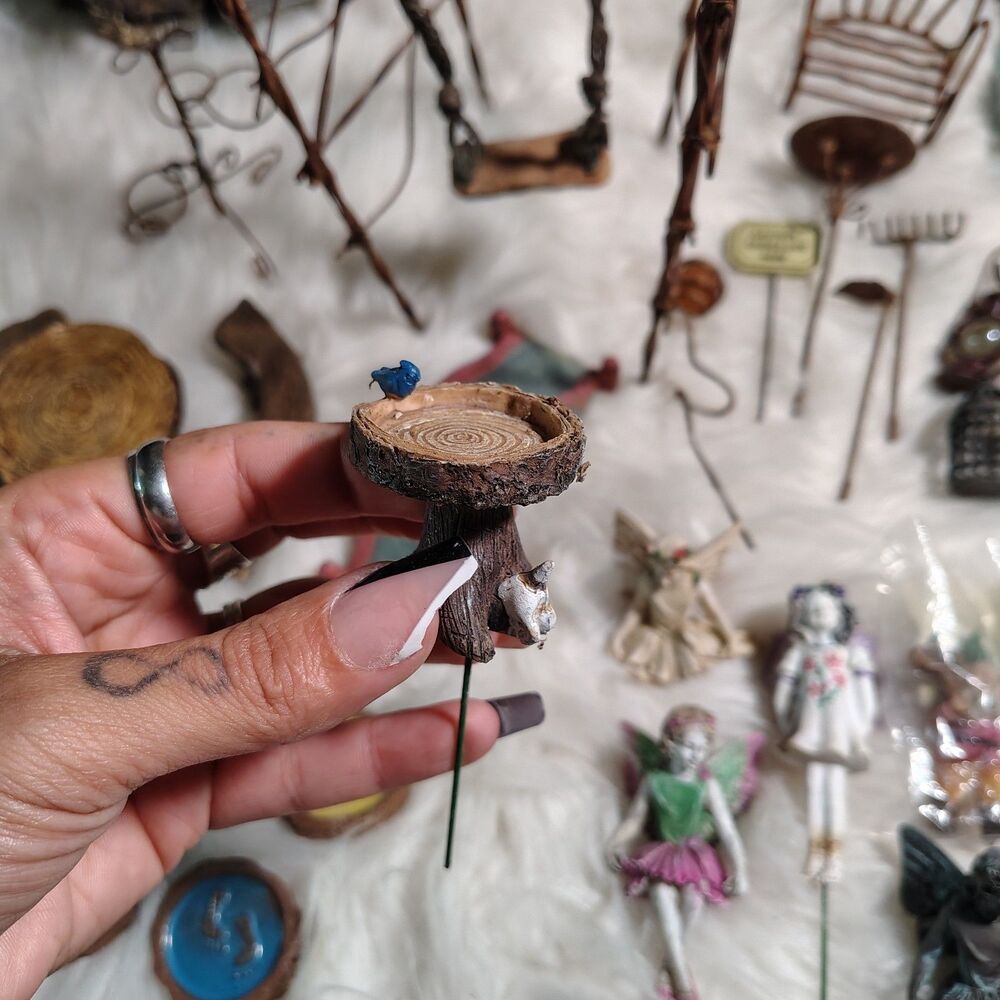 Fairy Garden Figures And Accessories Mixed LOT - Picture 3 of 13